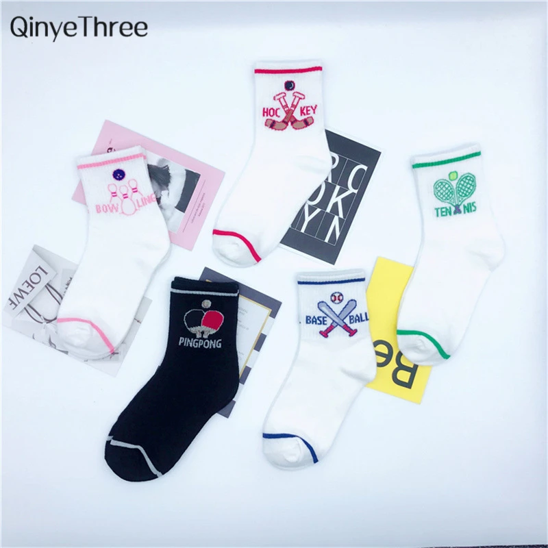 Escursionismo e campeggio COPAUL Cool Bowling Ball Sport Knee High Socks Athletic Tube Socks for Girls Donna