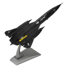 1:144 SR-71 Blackbird рекогносцировочный самолет литая модель игрушка боец для коллекции подарков