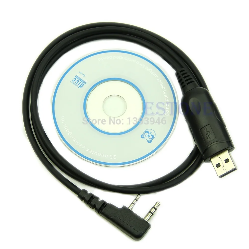 

2019 new USB Programming Cable + CD for Baofeng UV-5R BF-888S Radio