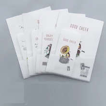 9 шт./компл. 3 конверта+ 6 записывающая бумага другая серия времени конверт для подарков Канцелярские принадлежности Школьные принадлежности