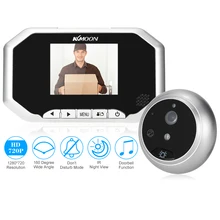 " lcd 720 P цифровой дверной глазок Дверь глаз дверной звонок ИК-камера HD ночного видения фотосъемка/видео запись для домашней безопасности