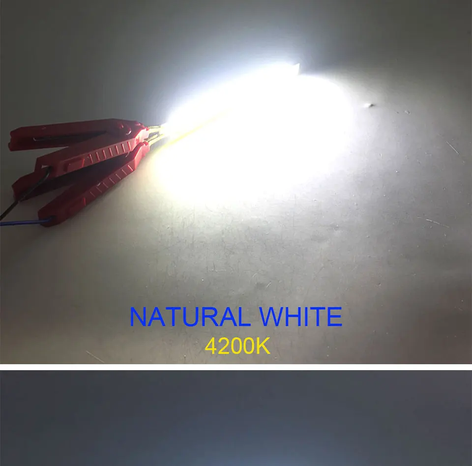 120mm 4.72in LED Bar Light Strip COB Bulb 12V 7W 10W LED Lamp Green Blue Red White Emitting Colors 12010mm COB Chip (13)