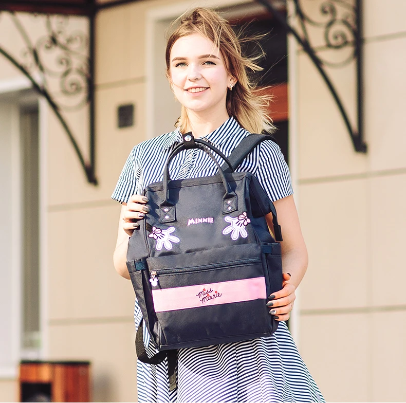Дисней мультяшная пеленка рюкзак модный Многофункциональный подгузник для беременных сумка большой емкости уход за ребенком дорожная сумка для мамы