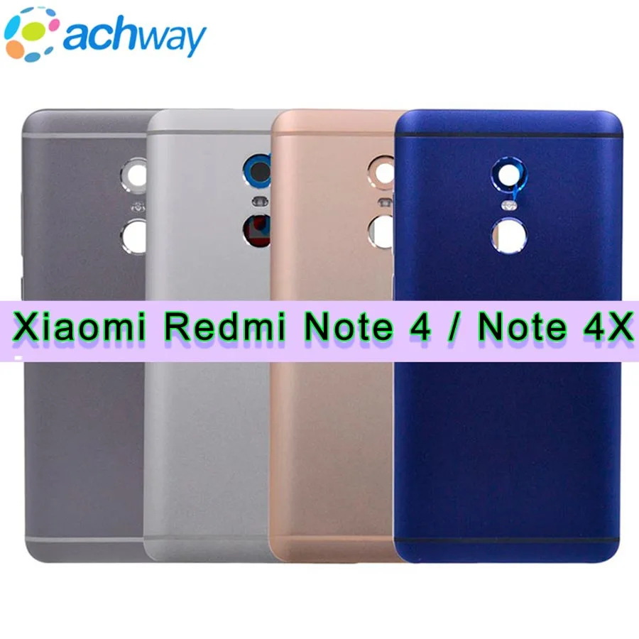 

5.5" Xiaomi Redmi Note4 Note 4 Back Battery Door Housing Cover Note 4 Case Redmi Note 4X Battery Door Redmi Note 4X Replace