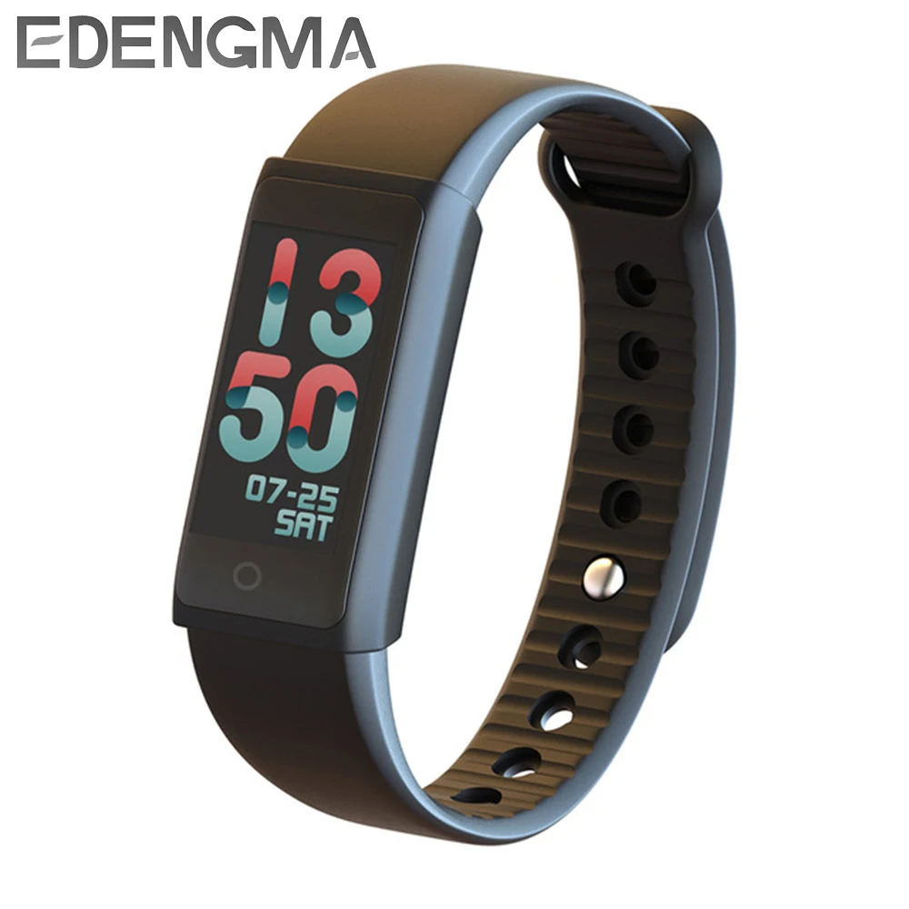 EDENGEMA F600 Smart Bracelet Heart Rate Blood Pressure Monitor with Color Screen Bluetooth FOR Android IOS