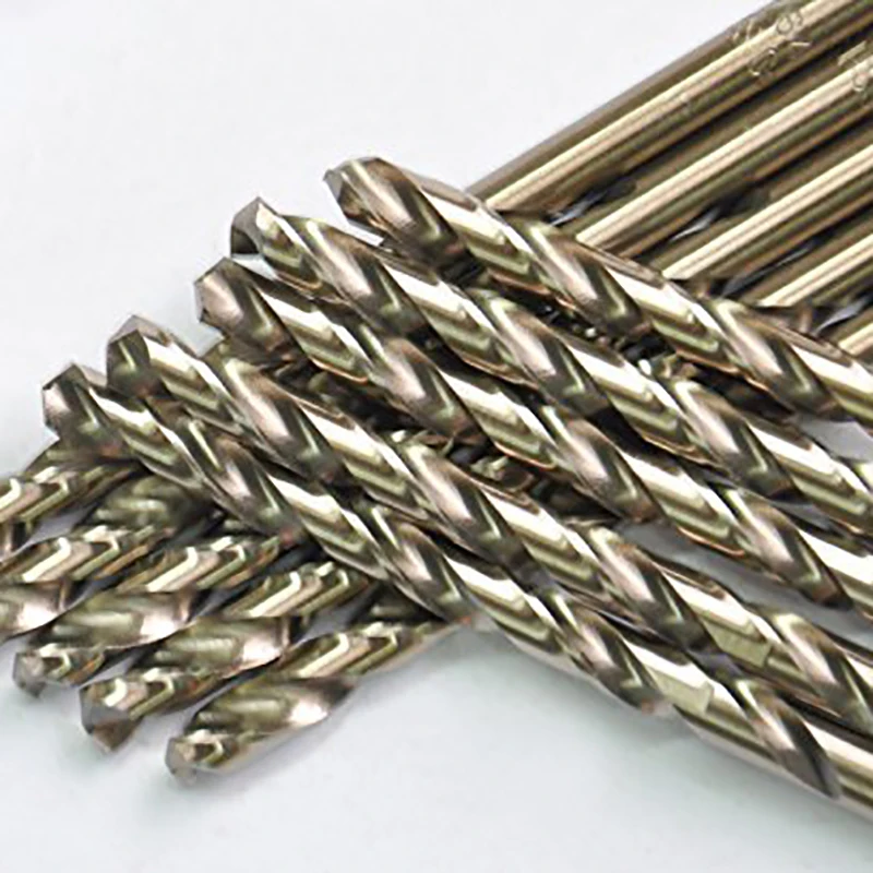 DRILLFORCE 10PCS 5/64" HSS High Quality Metalworking Twist Cobalt Drill