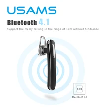 Оригинал USAMS стерео Bluetooth наушники гарнитуры Bluetooth 4.1 для iPhone Samsung Xiaomi Bluetooth наушники микрофоном Handfree