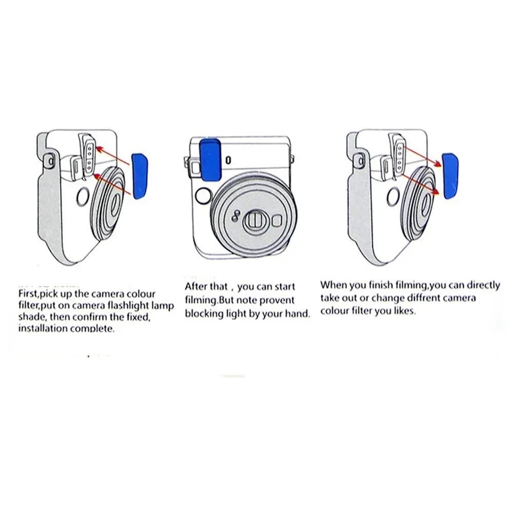 4 шт./упак. набор Fuji Fujifilm Instax Mini 70 мгновенная камера красочные фильтры крупным планом объектив камера