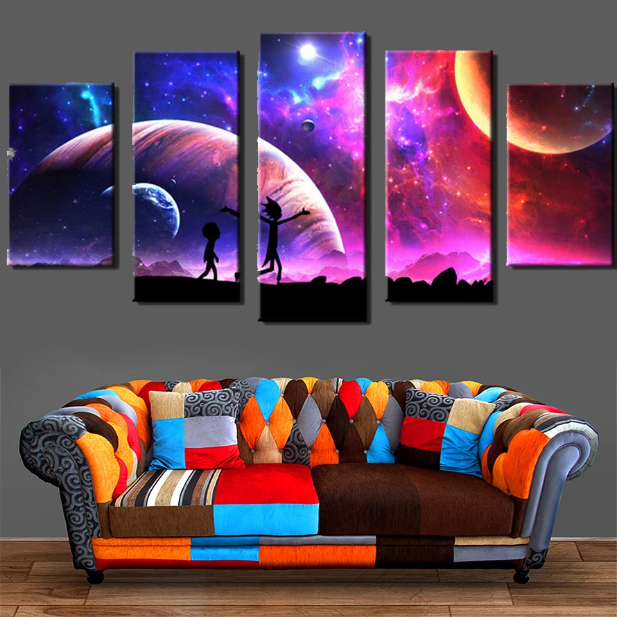 Canvas Pictures Home Wall Art Framework Decor 5 Pieces
