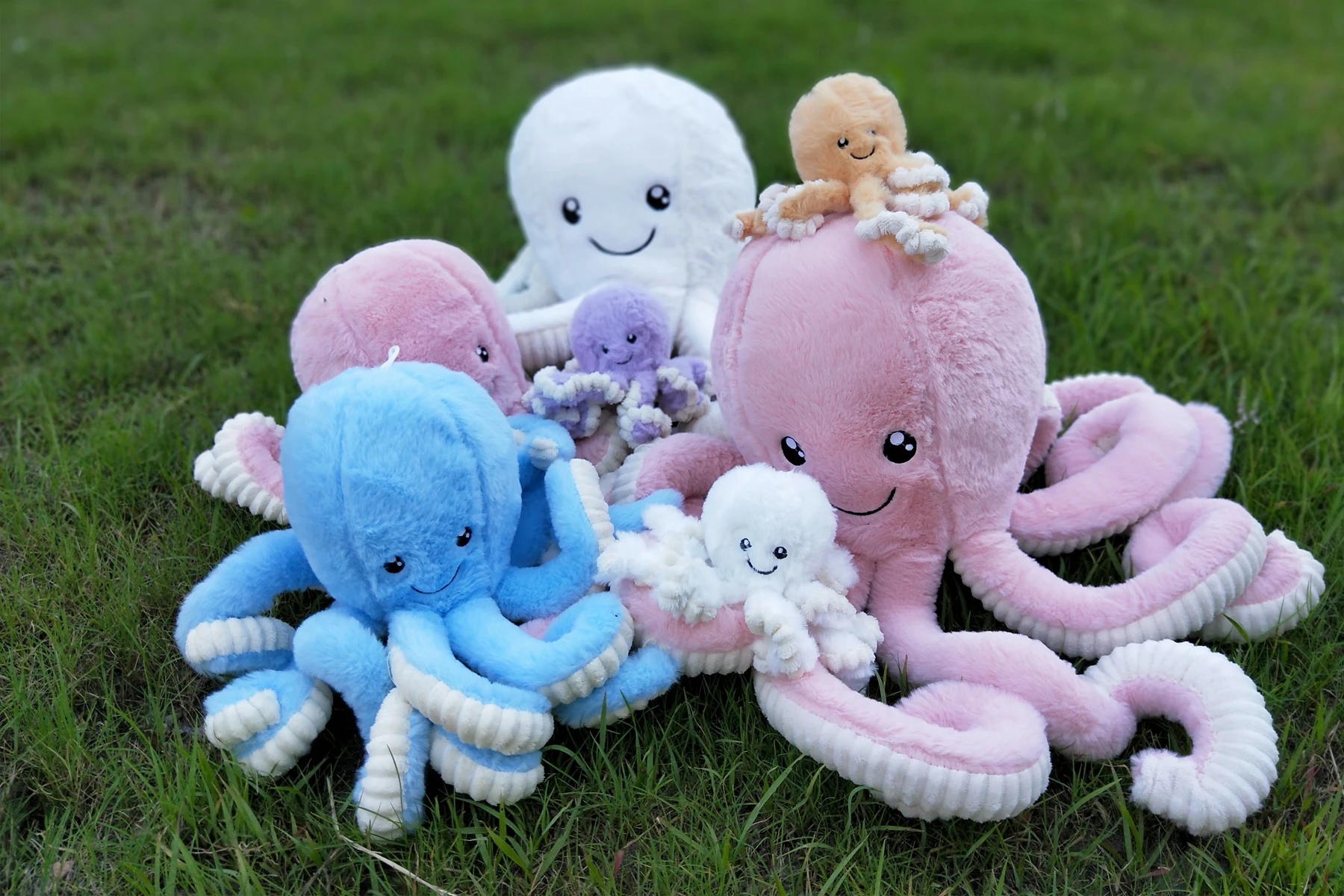 18cm-80cmLovely Simulation octopus Pendant Plush Stuffed Toy Soft Animal Home Accessories Cute Animal Doll Children Gifts