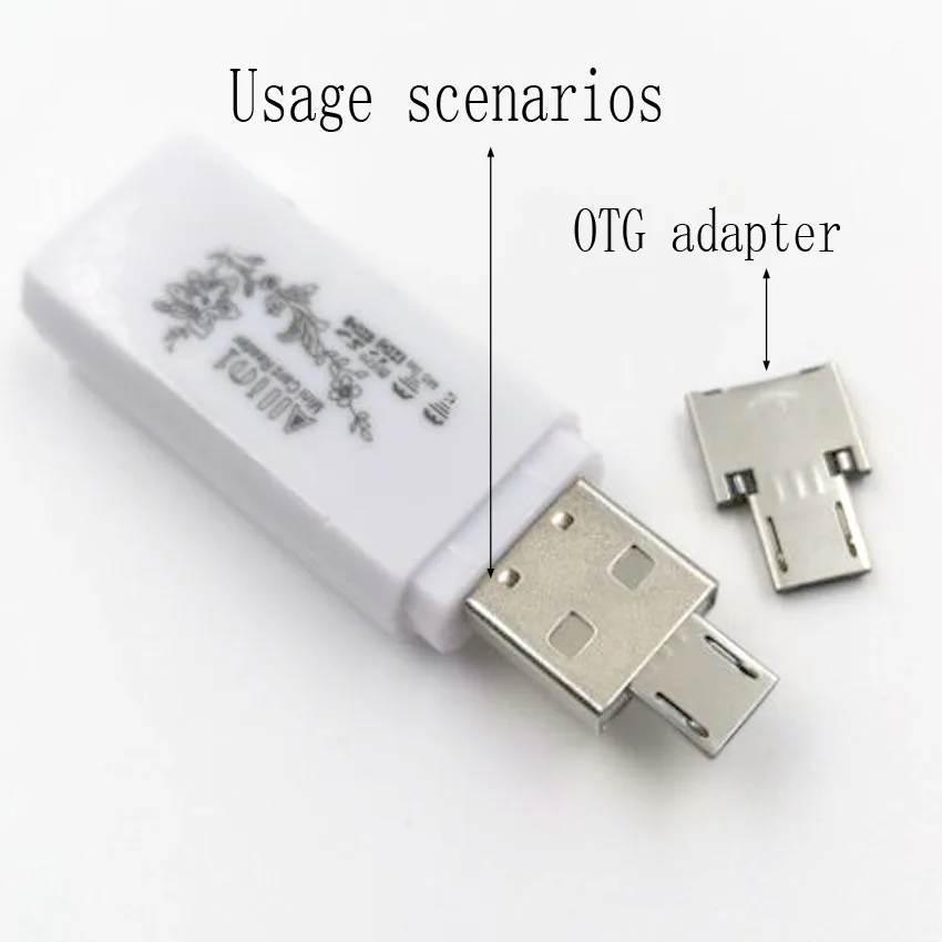 Микро USB адаптер 2 шт. микро OTG коннектор Мини для Xiaomi Huawei смартфона флеш