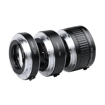 

Viltrox DG-G Auto Focus AF TTL Extension Tube Ring 12/20/36mm Set Metal Mount w/ Covers for Canon EF EF-S 35mm Lens DSLR Camera