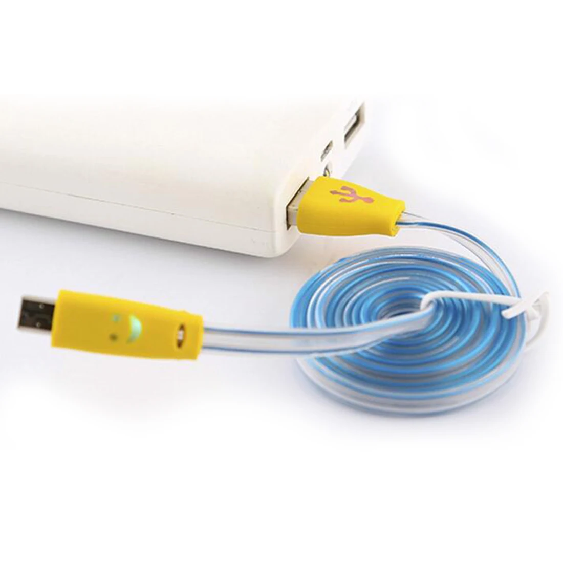 

Fashion Colorful Gradient LED Micro USB2.0 Phone Cable Micro USB Cable Charge Data for Android Smart Phone Cables Color Random