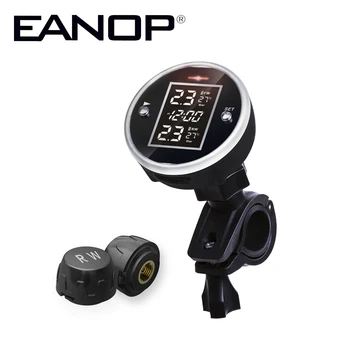 

EANOP MT100 Motorcycle Tpms coche LCD Real-Time Tire Pressure Motorcycle Alarm Security Tpms Sensor