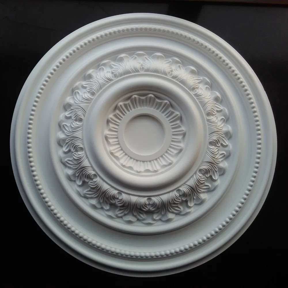 Us 45 0 Ceiling Rosette Pu Decorative Ceiling Rose Chandelier Ceiling Plate Lamp Base Top Panel European Style In Lamp Bases From Lights Lighting