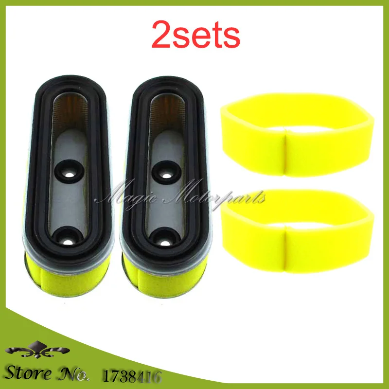 

2x Air Filter Set For Honda 17211-ZE7-W03 17211-ZE7-W02 17211-ZE7-W01 17218-ZE7-W02 GXV160 HRC216K1HA HRC216K 5.5 HP Engines