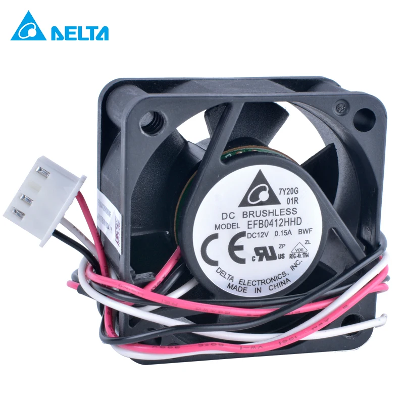 EFB0412HHD 4020 4 см 40 мм вентилятор 40x40x20 12V 0.15A двойной шариковый подшипник H3C 3600 5600