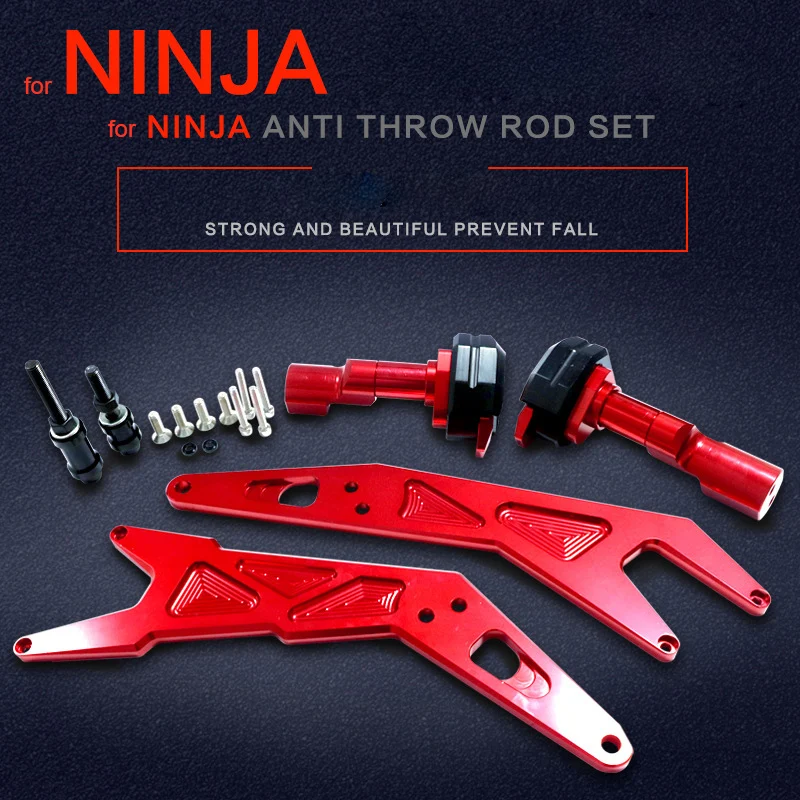

A Pair of Motorcycle CNC Anti-fall Glue Shockproof Rob Protection set for Ninja KAWASAKI NINJA250 2013 2014 2015