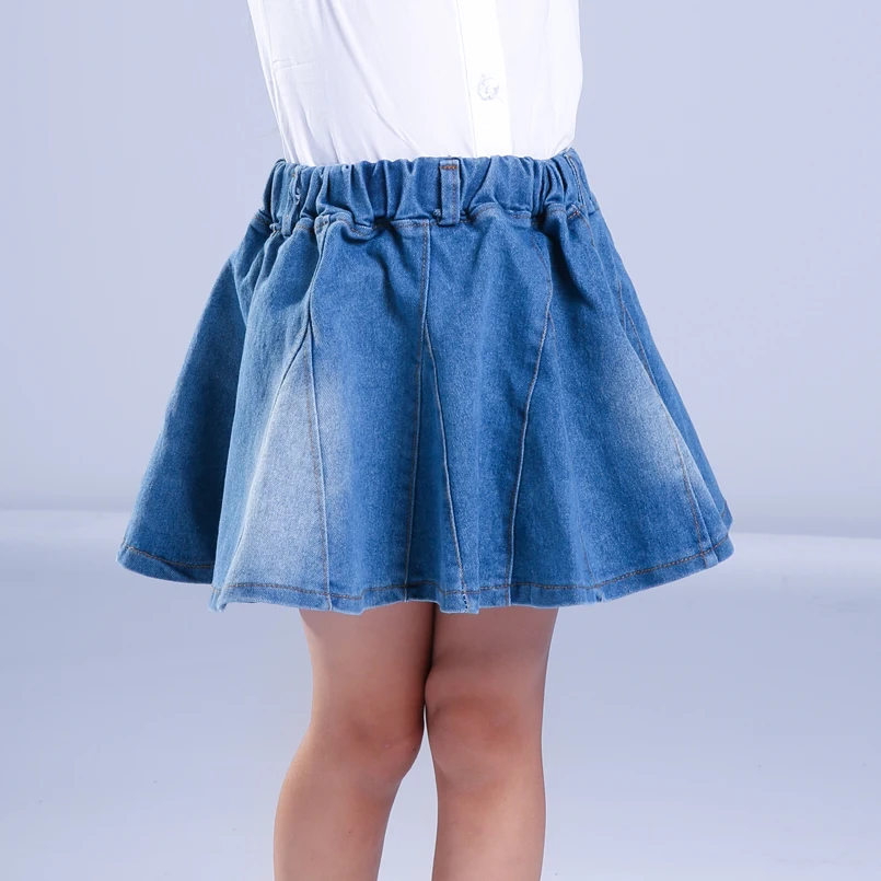 Kids Denim Skirts For Girls Mini Umbrella Skirt Fashion ... Kids Denim Skirts For Girls Mini Umbrella Skirt Fashion ...