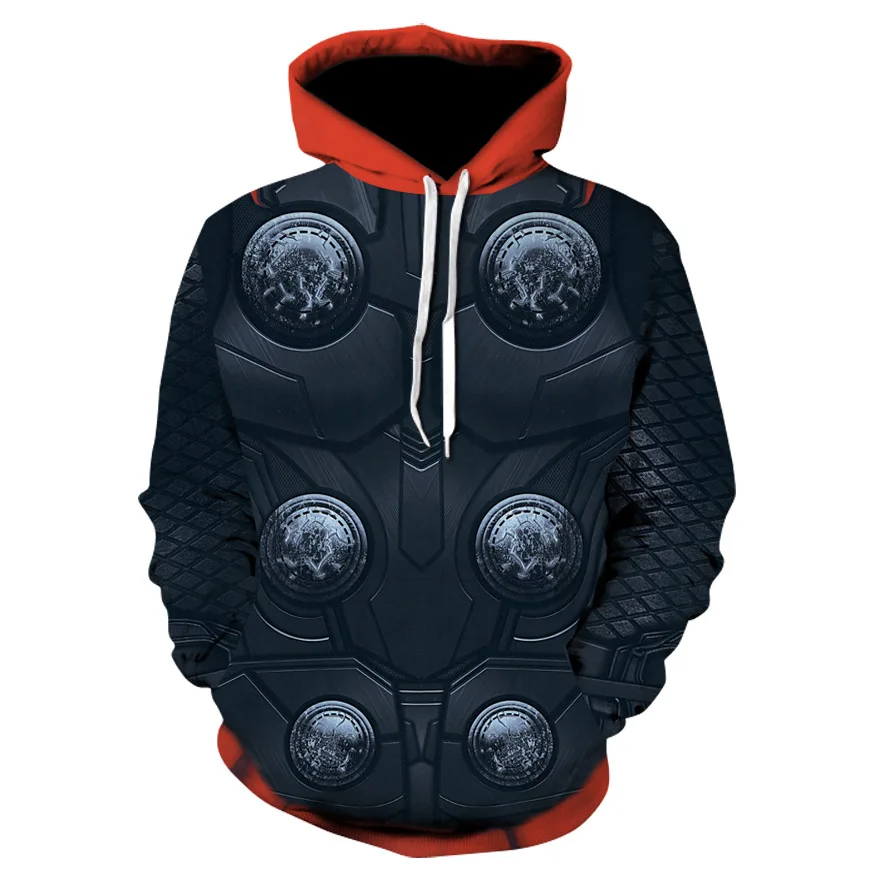 

The Avengers Thor Odinson Latest Men 3D Printed Sweatshirts Hoodies Superhero Cosplay Costume Pullover Male Hooded Autumn Hoody