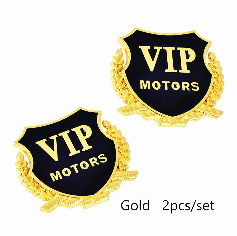 3D Logo VIP MOTORS Metal Car Chrome Emblem Badge Decal Door Window Body Auto Decor Sticker Decoration FOR Volvo Land Rover | Автомобили и