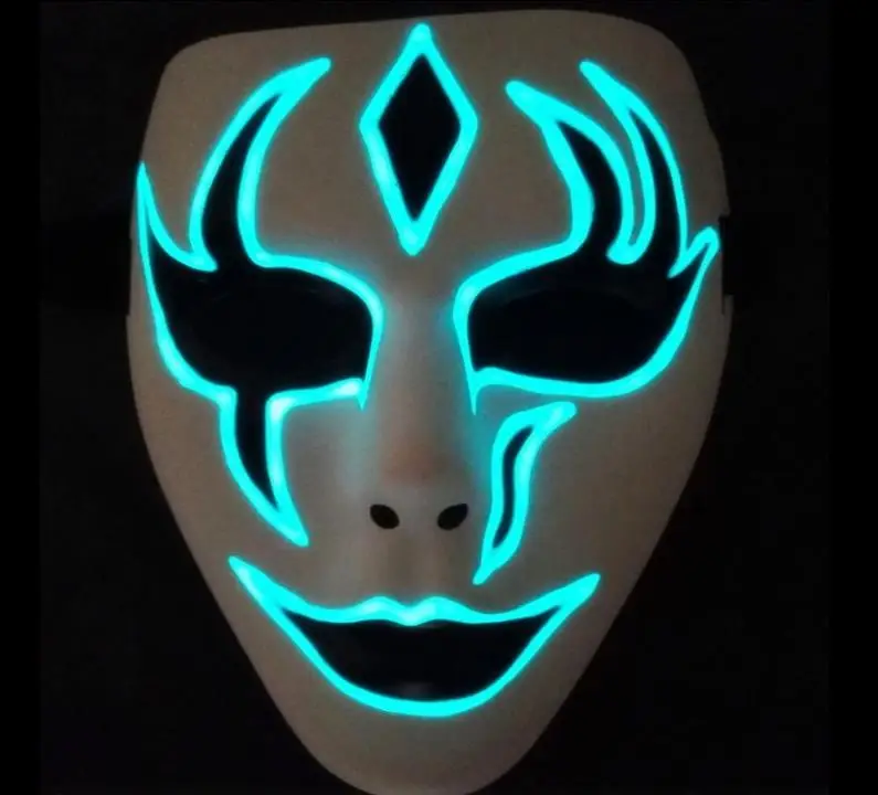 Полностью нарисованная вручную маска для шуток V для Vendetta маска на Хеллоуин для косплея декор для взрослых Вечерние Маски светящийся ПВХ