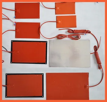 

90*150mm 220V 80W Control cabinet control box moisture and dehumidification Silicone rubber aluminum Heater Electric