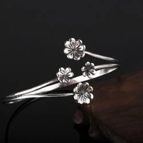 

Art Deco Sterling Silver 925 Pearl or Round Bead 9x9mm Semi Mount Bracelet Fine Jewelry Setting