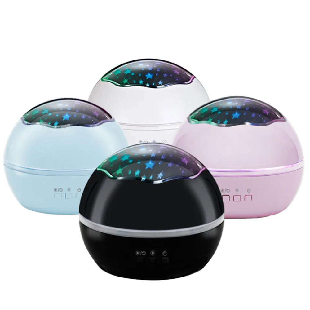 

Stars Starry Sky LED Projector Moon Night Lamp Battery USB Night Light Bedroom Party Projection Lamps for Children's Gifts
