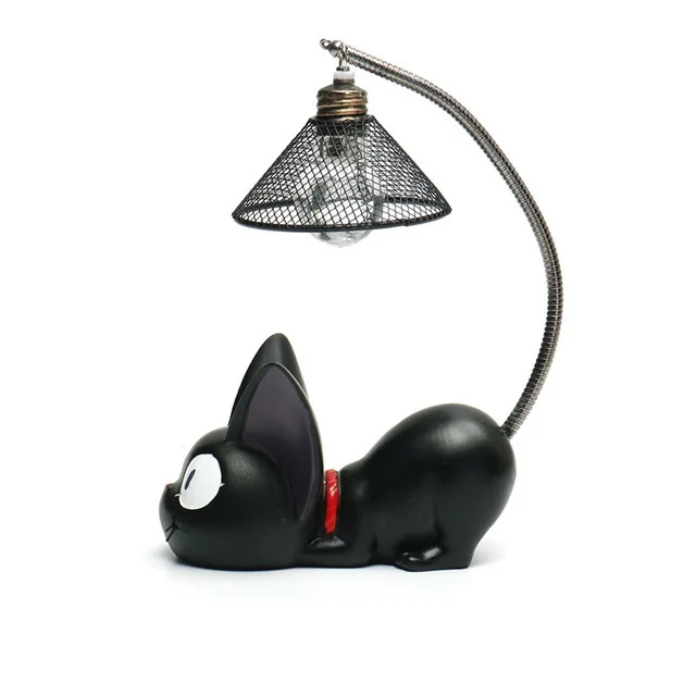 Волшебный Ночной светильник с мультяшным котом, животным, светодиодный ночник, детская настольная лампа для малышей, подарок на день рождения, украшение для дома - Испускаемый цвет: Net Lampshade