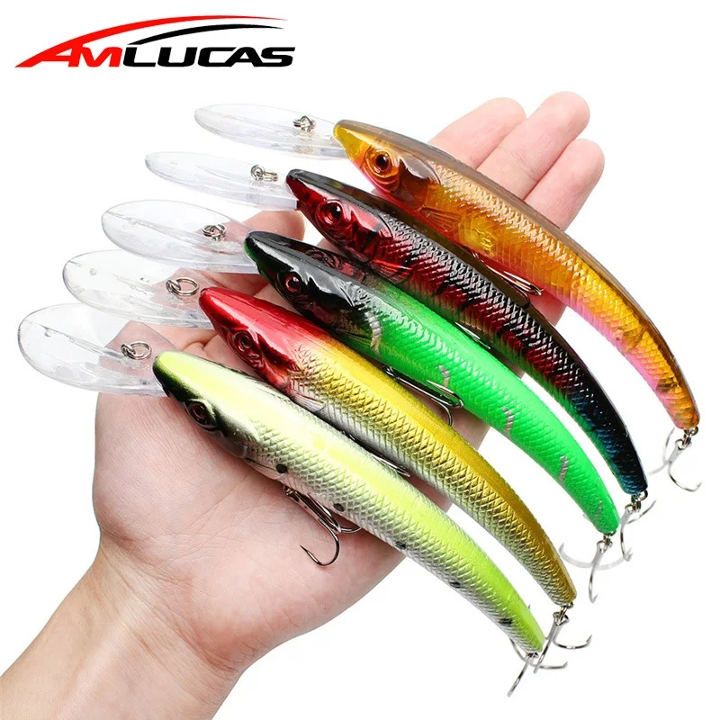 Amlucas 15.5 سنتيمتر 15.5g المرقط Crankbait كبير المتذبذب طعم سنارة صيد الاصطناعي الطعم الثابت بيكي باس التصيد الأسماك WW1117 Amlucas 15.5 سنتيمتر 15.5g المرقط Crankbait كبير المتذبذب طعم سنارة صيد الاصطناعي الطعم الثابت بيكي باس التصيد الأسماك WW1117