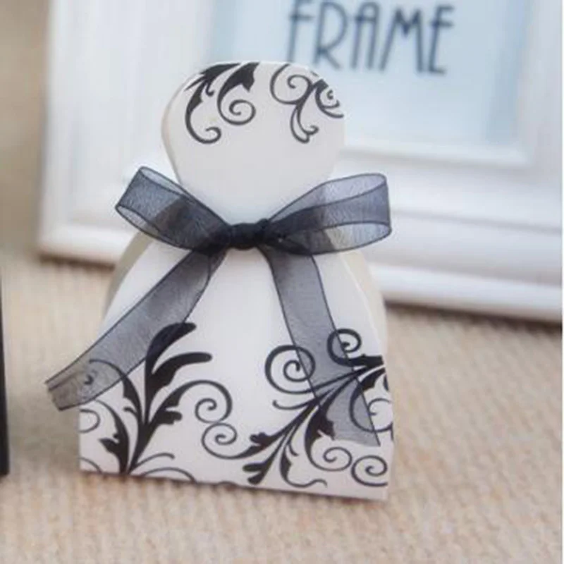 50 шт., подарочные коробки для жениха и невесты с лазерной огранкой, конфетная бумажная коробка со свадебными сувенирами и подарки для гостей, украшения для свадебной вечеринки