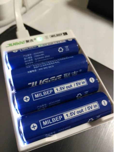 4 шт. 1 5 В в 3000mWh AA литий полимерный ионный Литий аккумулятор + слота Usb зарядное