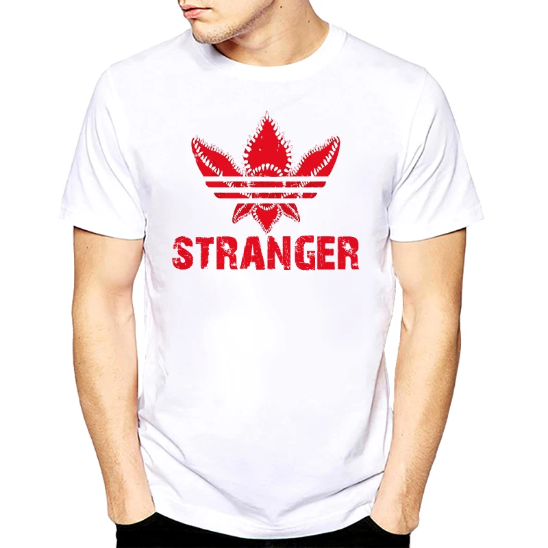 

stranger things eleven rock waffle hawkins t shirt men new white casual plus size tshirt homme strange thing T-Shirts hip hop