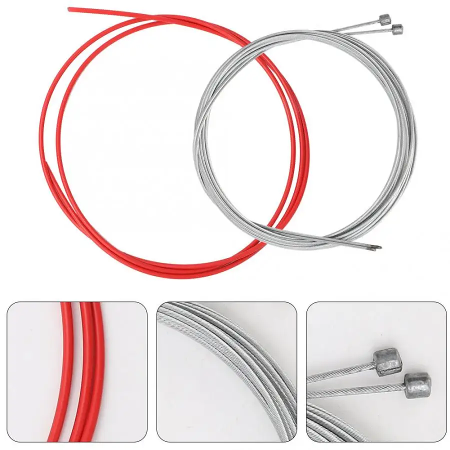 Replacement brake lever Bicycle Rear Braking Zinc Plating Lines Core Inner Wire Bike Set Accessories#1 For Bike Brake Pad