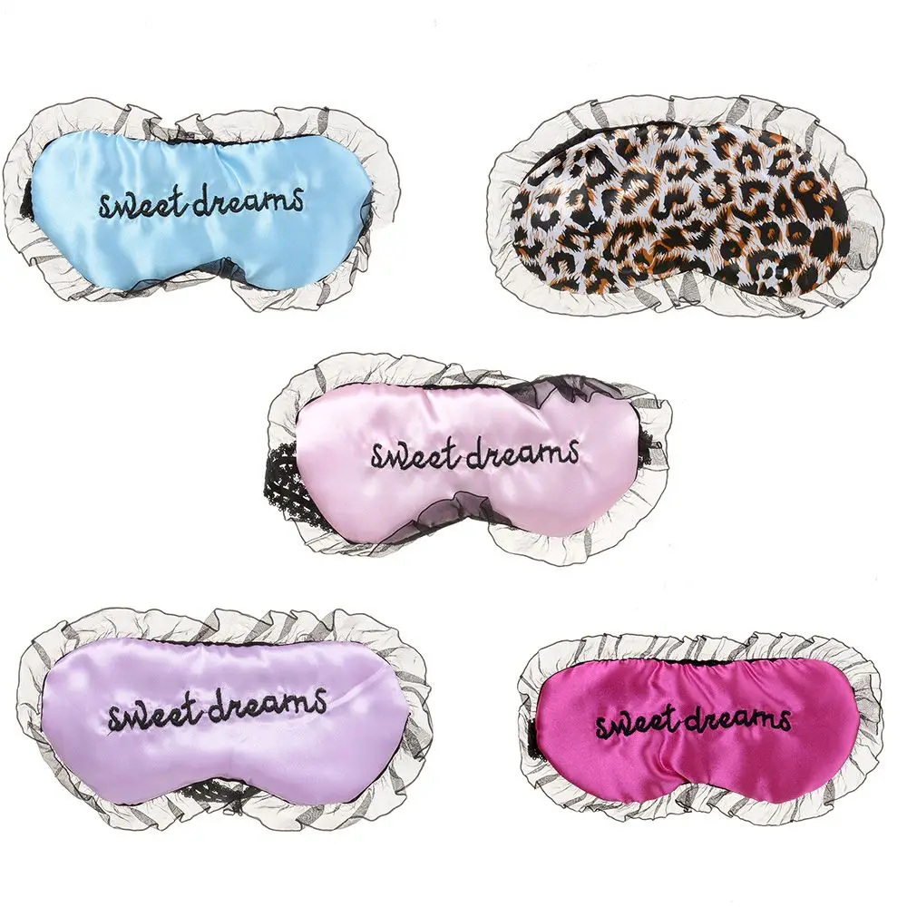 

1pcs Travel Soft Silk Filled Sleeping Aids Eye Mask Cover Shade Blindfold Rest Shield Comfortable Travel Accessories