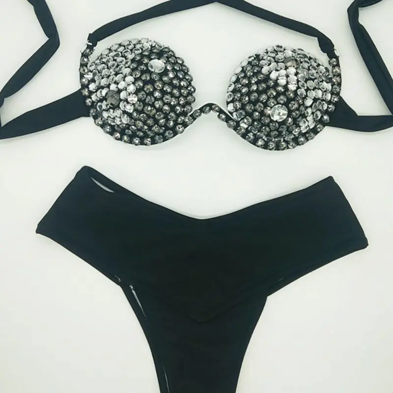 white diamond bikini
