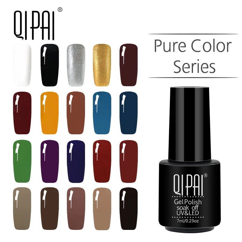

QIPAI 7ML Vernis Semi Permanent primer gel nail polish Gel Varnish Nail Polish UV Hybrid Nail Art Manicure Nails Extensions