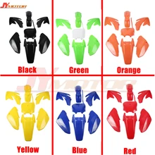 CRF 70 Пластиковые чехлы, комплекты обтекателей CRF70, грязный велосипед ямы, звездочка, велосипед Xmotos Baja DR50 49 50cc 70 90 110 Kayo HK 160