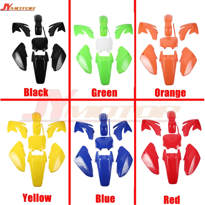 

CRF 70 Plastic covers Fairing Kits CRF70 dirt Pit Bike Procket Bike Xmotos Baja DR50 49 50cc 70 90 110 Kayo HK 160