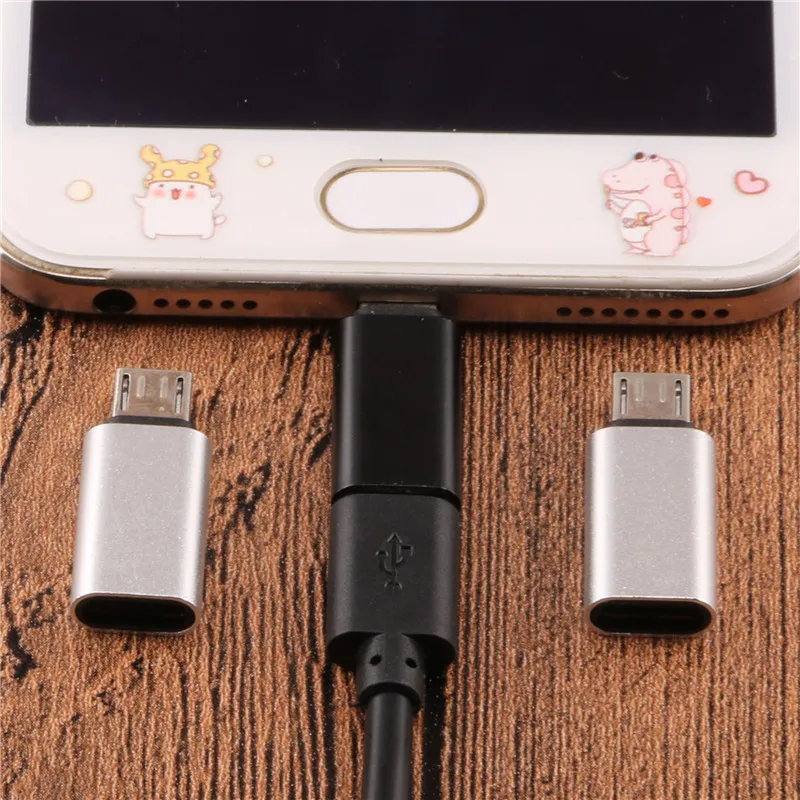 Micro USB мужчина к type-c USB C Женский адаптер Android телефонный кабель конвертер зарядный разъем для huawei Xiaomi samsung кабель