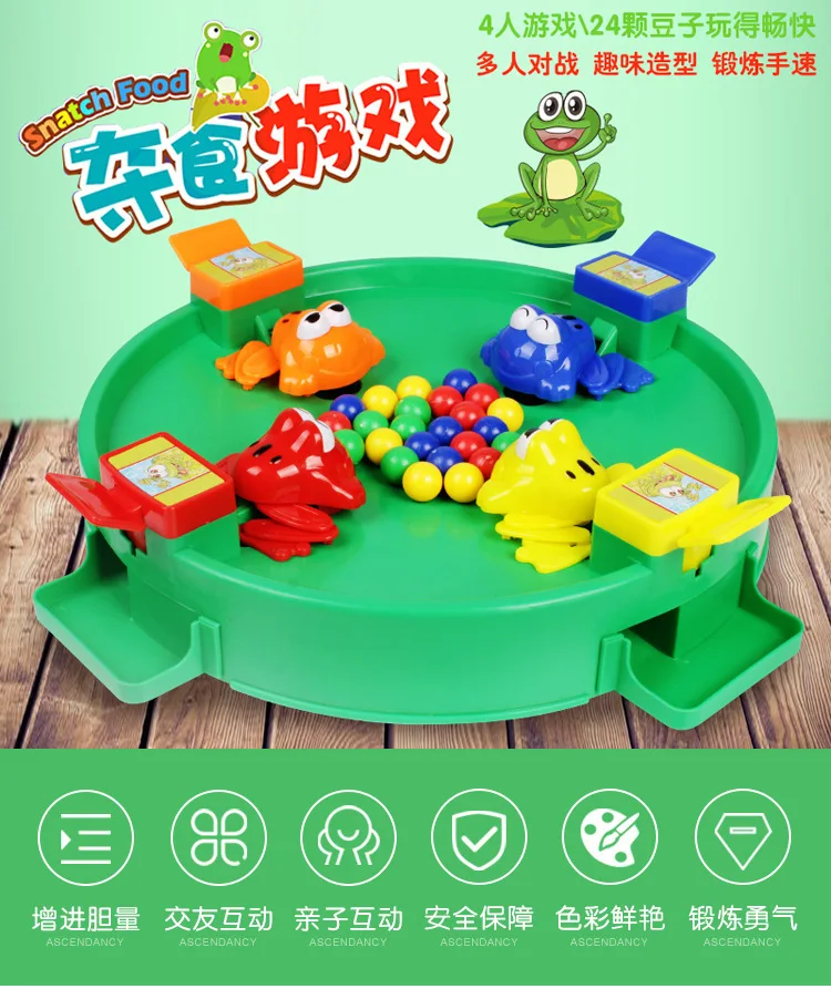 Новинка лягушка ест мяч Мультиплеер настольная игра для детей старше 5 лет