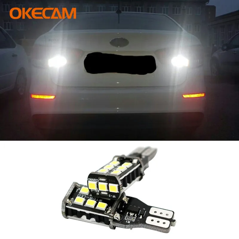 

2pcs White T15 W16W Canbus LED Backup Reverse Light for Kia Rio 3 K3 K2 5 Ceed Sportage Sorento Cerato Optima Soul Picanto