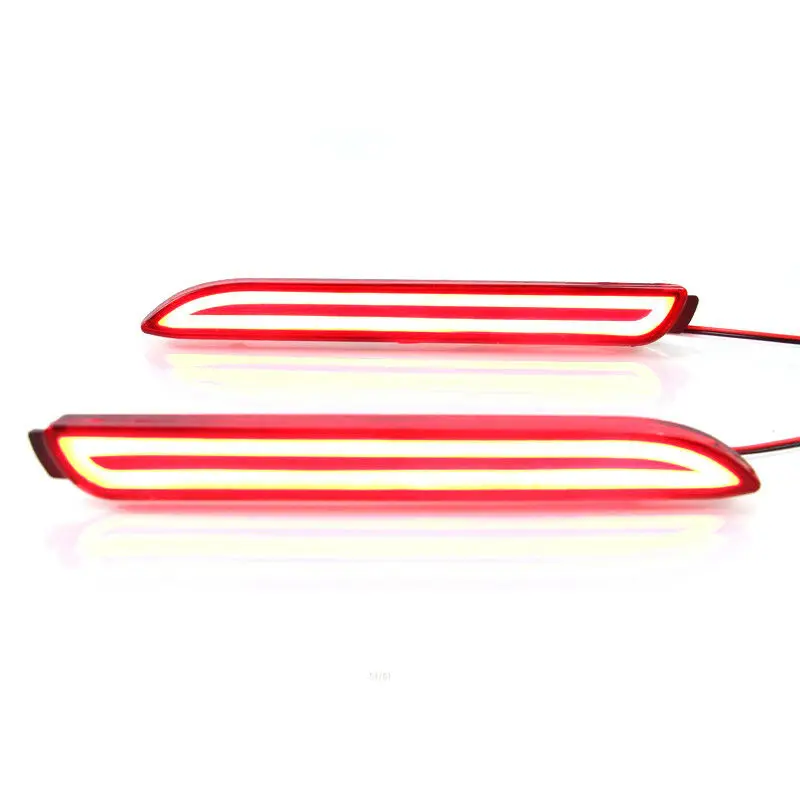 LED Rear Bumper Reflector Fog Brake Turn Indicator Lights For Toyota AYGO 2013