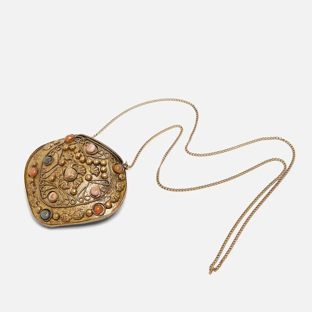 Girlgo уникальные ZA жемчужные ожерелья для женщин с фабрики натуральные ожерелья из камня ожерелья милые Макси цепочки ювелирные изделия