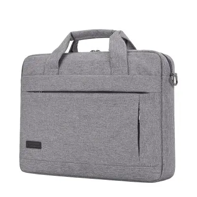 WENYUJH вместительная сумка для ноутбука для мужчин и женщин, дорожный портфель, деловая сумка для ноутбука 14 15 дюймов Macbook Pro PC - Цвет: grey 15inch