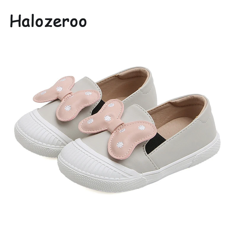 

Spring Baby Girls Fashion Sport Shoes Toddler Mesh Casual Shoes Children Bow Pu Leather Sneakers Brand White Slip On Shoes 2019