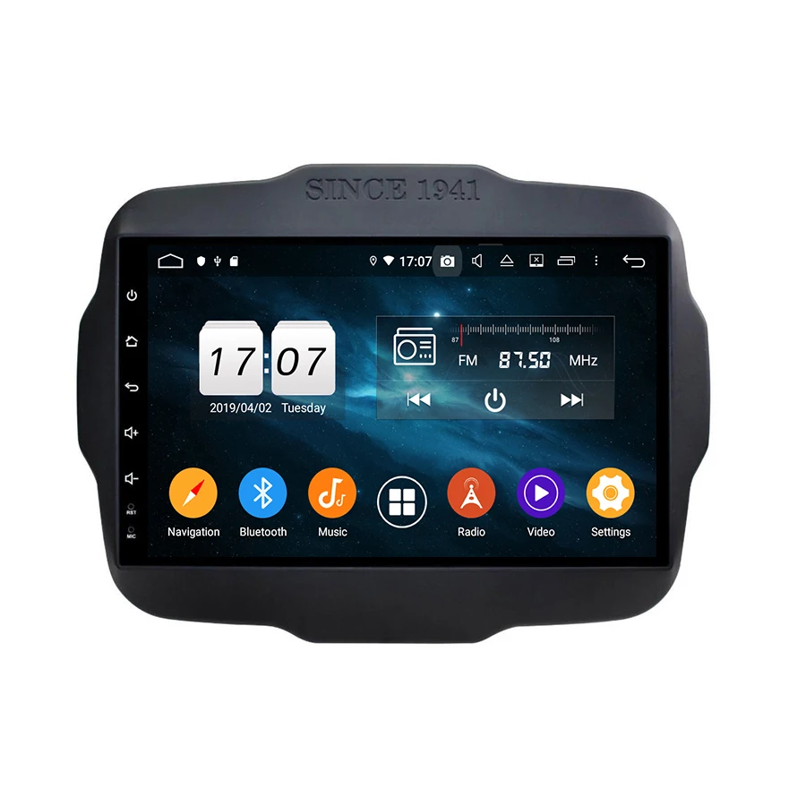 Excellent 4GB RAM Octa Core 9" Android 9.0 Car Audio DVD Player for Jeep Renegade 2015 2016 2017 Radio GPS WIFI Bluetooth 4.2 USB 32GB ROM 5 Excellent 4GB RAM Octa Core 9" Android 9.0 Car Audio DVD Player for Jeep Renegade 2015 2016 2017 Radio GPS WIFI Bluetooth 4.2 USB 32GB ROM 5