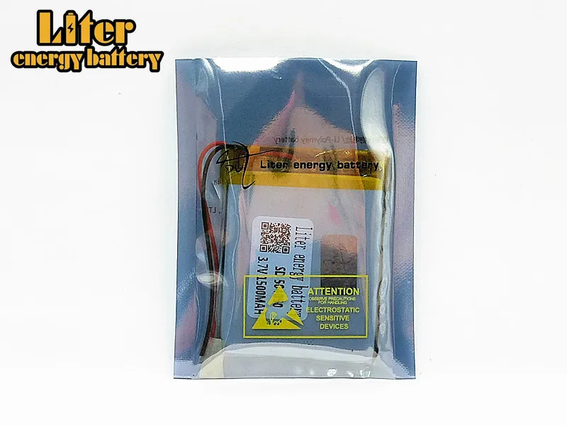 1/2/4pcs 3.7V 1500mAh 504050 Lithium Polymer LiPo Rechargeable Battery For Mp3 Mp4 GPS PAD DVD DIY E-book bluetooth | Электроника