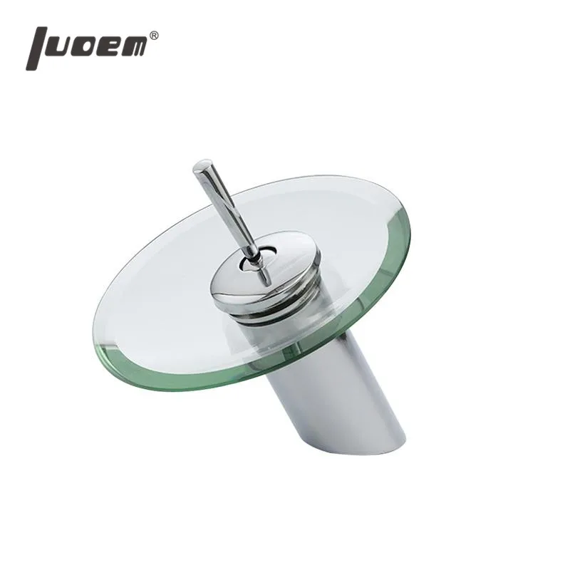 

LUOEM Waterfall Bathroom Sink Faucet Tub Waterfall Faucets with Stainless Steel Spout